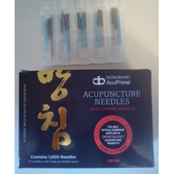 Koreai steril egyszer használatos rugós akupunktúrás tű